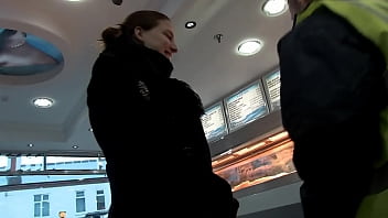 Horny Girl Pisses In Leggings And Shows Her Tits In Public