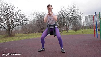 Jeny Smith Pantyhose Workout