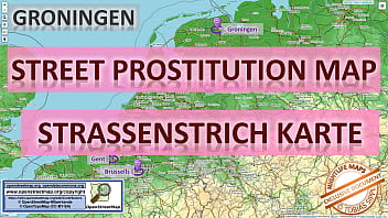 Groningen Netherlands Sex Map Street Map Massage Parlours Brothels Whores Callgirls Bordell Freelancer Streetworker Prostitutes
