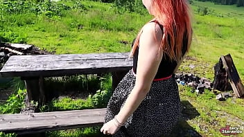 Teen Redhead Girl Wanted Sex And Creampie In Outdoors