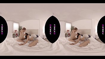 Pornbcn 4K VR Lesbians Having Virtual Reality Sex Latina With Big Ass Schoolgirls Big Boobs Babe Teen Young College Scissoring Strap On HD Canela Skin