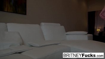 Blonde Bombshell Britney Seduces A Big Cock In A POV Scene