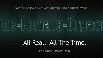 Babe With Big Naturals First Time Hitachi Masturbation