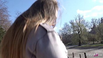 German Scout 18yr Young Curvy Big Tits Schoolgirl Lucie Pickup And Fuck