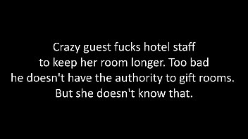 Petite Ebony Teen Jeni Angel Fucks Hotel Staff For An Extra Nights Stay