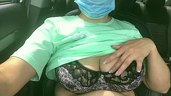 Quarantined Boring Playing With Pussy And Ass In The Car