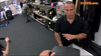 Sexy Latina Hardcore Sex With A Dude In The Pawnshop