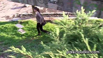 Desperate Girls Must Pee In Public Park But Get Caught On Camera