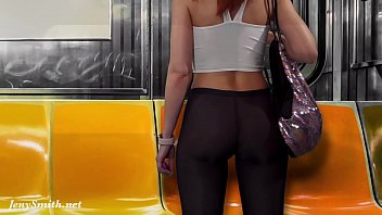 Upskirt Flashing In Subway Virtual Reality With Jeny Smith